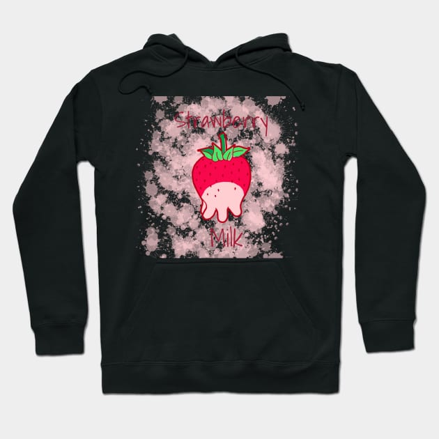 Strawberry Milk Cow, Strawberry Milk Pet Hoodie by hasanclgn